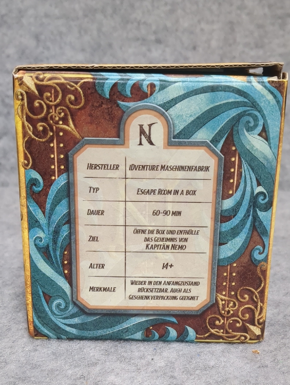 iDventure Cluebox Captain's Nemo Nautilus Puzzle Box Escape Room in a Box - Picture 7 of 11